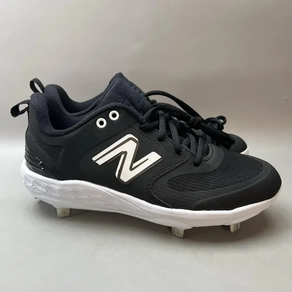 New Balance Fresh Foam Velo V3 Softball Cleats Women Size 8.5 Black Metal Shoes